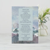 Snowflakes winterontwerp bedankt je kaart (Staand voorkant)