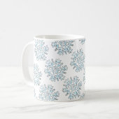 Snowflakes, wintersneeuwstorm koffiemok (Voorkant links)