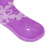 Snowflakken met paars en witte kerst snijplank (Hoek)