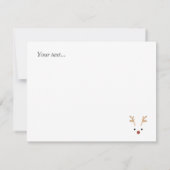 Snowflakken van het pretpastelpatroon met prettige notitiekaartje (Achterkant)