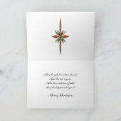 Snowflakkering voor vrolijk kerstfeest feestdagen kaart (Binnen)