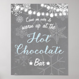 Snowflakkeringen van Blue Boy Poster