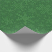 SNOWFLAKS IN GROEN | Papier voor onmiddellijke ver (Hoek)