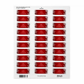**SNOWFLAKS** LABEL VOOR TERUGDRANK (Full Sheet)