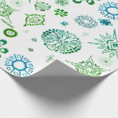 SNOWFLAKSE kerstcadeauomslag | m3galleryStudio Cadeaupapier (Hoek)