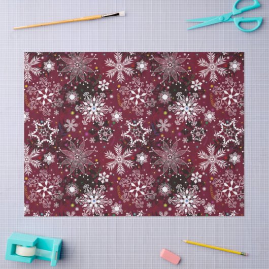 Snowflap-kerstweefsel Tissuepapier (Craft)