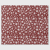 Snowflap van gesmolten kerstsnoep cadeaupapier (Vlak)