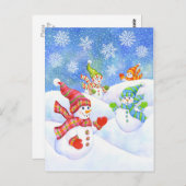 SnowGirls Briefkaart (Voorkant / Achterkant)