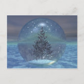 Snowglobe Briefkaart (Voorkant)