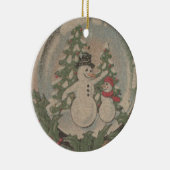 Snowglobe Keramisch Ornament (Rechts)