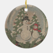 Snowglobe Keramisch Ornament (Achterkant)