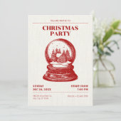  Snowglobe Kerstmis Kaart (Staand voorkant)