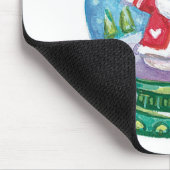 Snowglobe Santa Claus, Star, Bird Muismat (Hoek)