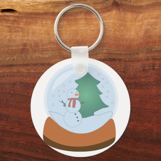 Snowglobe Sleutelhanger (Achterkant)