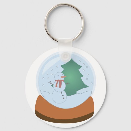 Snowglobe Sleutelhanger (Achterkant)