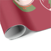 Snowglobe Snowman Kerstmis Cadeaupapier (Rol Hoek)