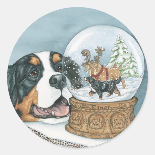 Snowglobe Sticker (Voorkant)
