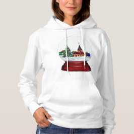 Snowglobe Whimsey katholieke feestdag Hoodie