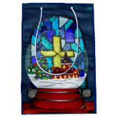Snowglobe Whimsey katholieke feestdag Medium Cadeauzakje (Voorkant)