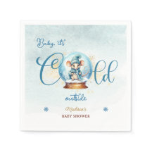 Snowglobe Winter Thema Baby shower