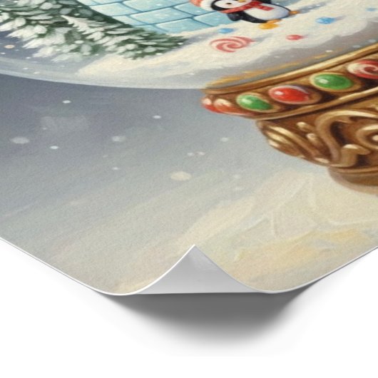 SnowGlobePenguins Poster (Hoek)