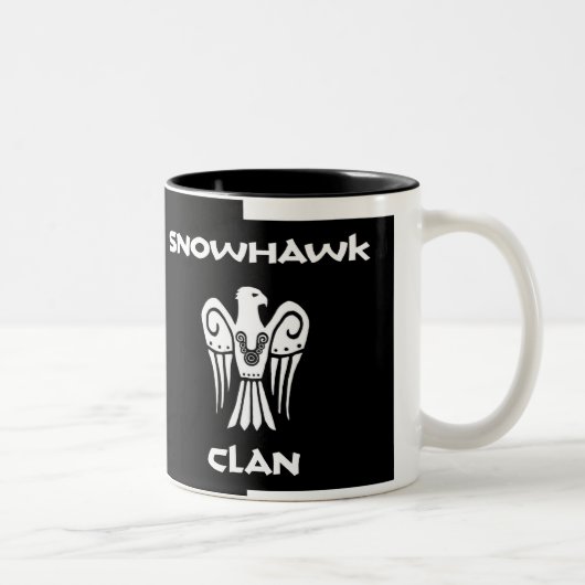 Snowhawk Clan mok met dubbel afbeelding (Rechts)