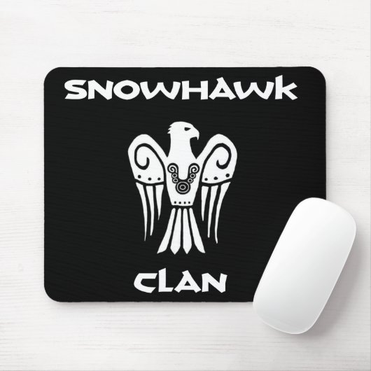 Snowhawk Clan mousepad! Muismat (Met muis)