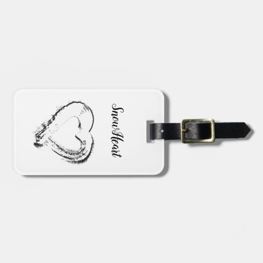 Snowheart Bagagelabel Snowheart Bird (Voorkant horizontaal)