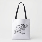 Snowheart Canvas tas Moonhearts (Voorkant)