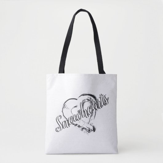 Snowheart Canvas tas Moonhearts (Voorkant)