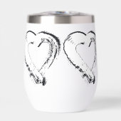 Snowheart Water Bottle Wine Tumbler Moonhearts (Voorkant)
