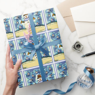 Snowie Snowman Cadeaupapier