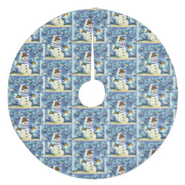 Snowie Snowman Fleece Kerstboom Rok