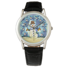Snowie Snowman Horloge