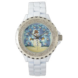 Snowie Snowman Horloge