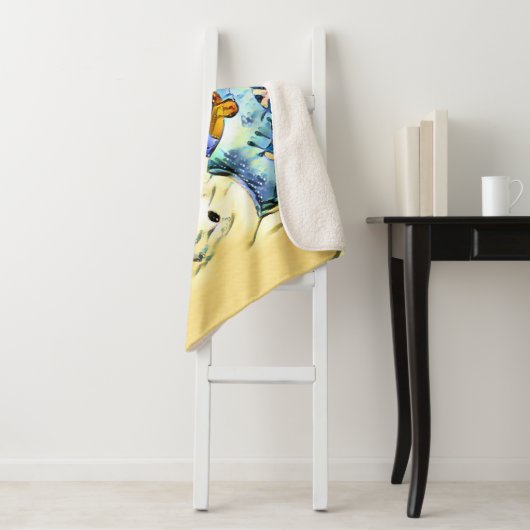 Snowie Snowman Sherpa Deken (In situ)