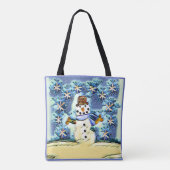 Snowie Snowman Tote Bag (Achterkant)