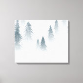 Snowing Forest Canvas Afdruk (Voorkant)