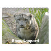 SnowLeopardBCR012, winterluipaard Kalender (Hoes)