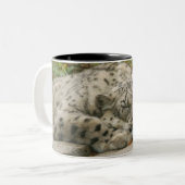 SnowLeopardM001 Tweekleurige Koffiemok (Voorkant links)