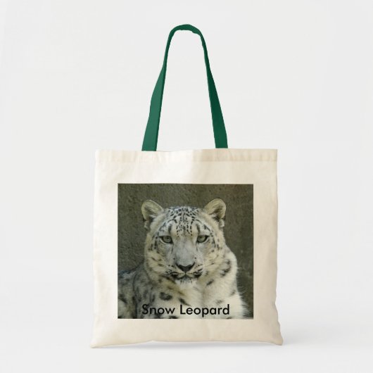 SnowLeopardM002, Sneeuwluipaard Tote Bag (Voorkant)