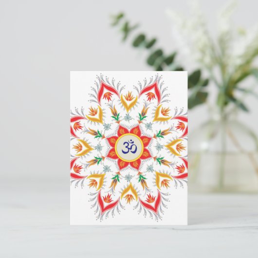 Sn'owm flakes!!!" briefkaart (Staand voorkant)