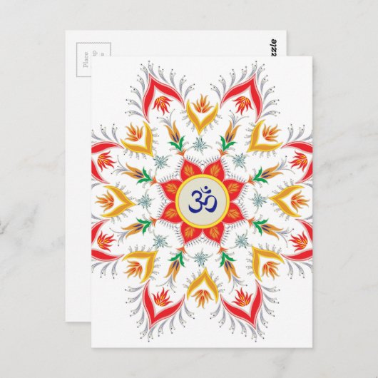 Sn'owm flakes!!!" briefkaart (Voorkant / Achterkant)