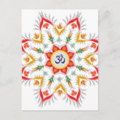 Sn'owm flakes!!!" briefkaart (Voorkant)