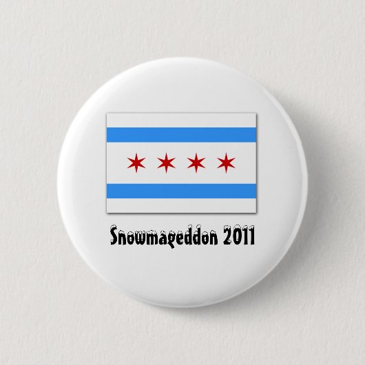 Snowmageddon 2011 ronde button 5,7 cm (Voorkant)