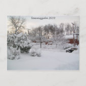 Snowmaggedon 2010 briefkaart (Voorkant)
