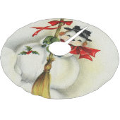 Snowman 001 kerstboom rok (Gekanteld)