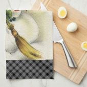 Snowman 001 theedoek (Quarter Fold)