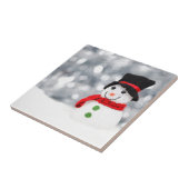 Snowman 002 tegeltje (Zijkant)