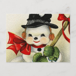 Snowman 004 briefkaart